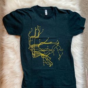 NYC subway T-shirt S